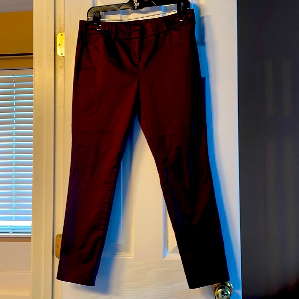 Maroon casual slacks
